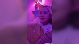 Gabbie Carter With Massive Nipples Teasing a Cock in Disco Light Video