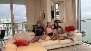 Cassidy Luxe Horny Slut and her Lesbian Friends gets Their Wet Cunts Banged Hard Onlyfans Foursome Video