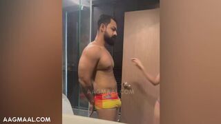 Horny Indian Babe Gets Her Pussy Fucked hard On the Bathroom By Her Bf Leaked Cam Video