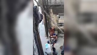 Anitta giving a blowjob in the Tijuquinha favela