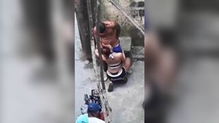 Anitta giving a blowjob in the Tijuquinha favela