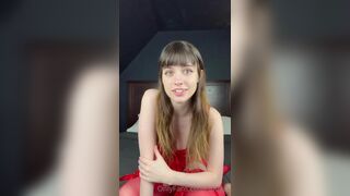 Soogsx Pretty Girl In red Lingerie Doing a Footwork On Dildo After Showing her Feet on Cam Onlyfans Video