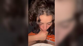 Watermelondrip Throating Hairy Dick While Sensual Handjob Video