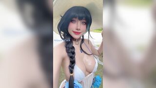Byoru Teasing Boobs With Oil Cosplay Onlyfans Leaked Video