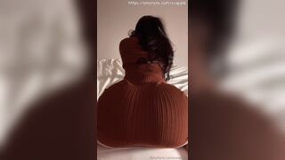 Xxapple In Tight Tiger Thong Slowly Humps Big Curvy Booty On Pillow Onlyfans Video