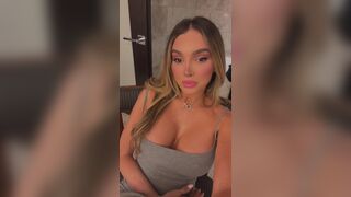 Lyna Perez Big Titty Beauty Talking to Her Fans Video