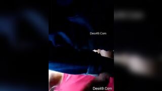 Boyfriend licks denim jeans in car wearing girlfriend’s pussy
 Indian Video