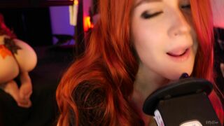 Kitty Klaw Shows Her Booty While Ear Licking Teasing ASMR Video