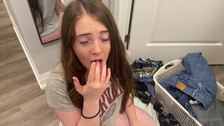 RedHeadWinter Getting Huge Load of Cum on Face Onlyfans Video