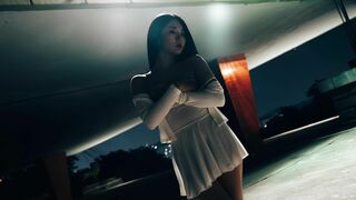 Korean Bomi (Girl Crush) KPop Squeezing Her Tiny Tits Video