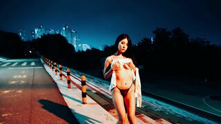 Korean Bomi (Girl Crush) KPop Exposed Her Natural Tits During Photoshoot Video