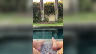 Missmaikoxx Touching Her Clean Pussy By The Pool Onlyfans Video