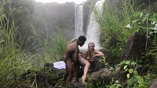 Yourboyfcisco Hook up a Lena Paul and Stretching Her Pussy Near The Waterfall Video
