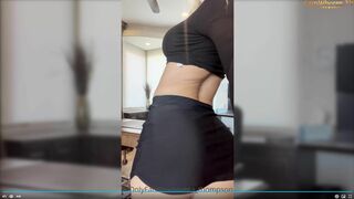 Vega thompson Amazing Blonde Shows Her Ass and Puffy Tits on Cam Onlyfans Video