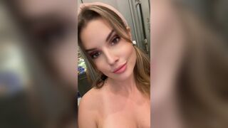 Amanda Cerny Nipples Slipping While Showing Her Wardrobe Video
