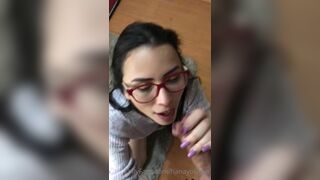 Hana Yokawa Giving a Blowjob On Boyfriend’s Cock