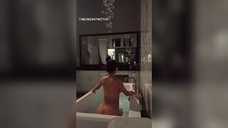 Realmira_xo Gets Butt Cheeks and Boobs Exposed While Naked in Bathtub Video