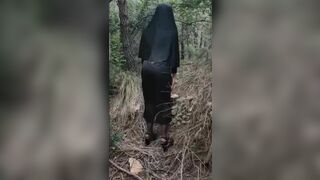 Gabyy_yt Aka Juakin Y Gaby Nude Pussy Fingering And Squirt In Forest Wearing A Nun Dress Onlyfans Video Leak