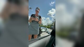 Hot Drive Through Slut Banged Her Tight Pussy With Juicy BBC In The Car And Swallow Cum Video