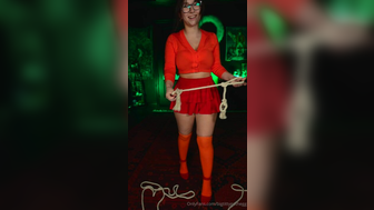 Bigtittygothegg Cosplay As Velma Found A Real Monster And Riding His Alien Cock In Her Tight Pussy Onlyfans Video