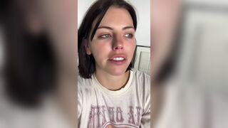 Adriana Chechik Beauty Talking to Her Fans in Live Video