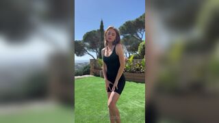 Elizabeth Vasilenko Naughty Girl Shows her Boobs and Ass at Outdoor Onlyfans Video