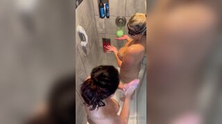 jadescorner8086 Nude Showering Together With another Onlyfans Girl