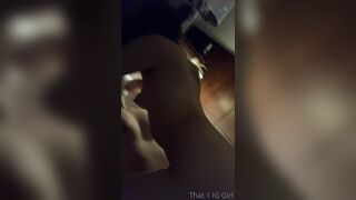 THAT1IGGIRL Petite Love to Roughly Rides Cousin's Cock at Night Video