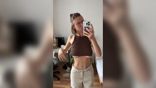 Yourina Teasing Her Hard Nipples Wearing Tight Skinny Onlyfans Video