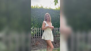 Brandy Gordon Gets Naked In The Garden And Shows Tits With Thick Ass Onlyfans Video