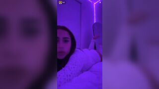 Angela Alvarez Exposed Her Perfect Booty in Disco Light in Live Video