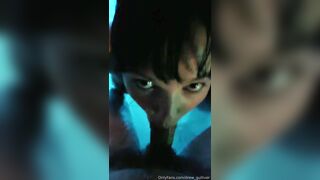 Drew Gulliver Sucking Juicy Cock And Taking Cum Shot On Boobs Onlyfans Video