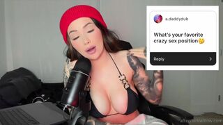 Willow Lay Big Titty Beauty Talking to Her Fans in Live Stream Video