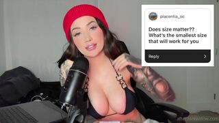 Willow Lay Big Titty Beauty Talking to Her Fans in Live Stream Video