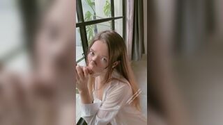 Magic_alice Cute Teen Baby Enjoy Sucking a Dildo While No one at Home Onlyfans Video