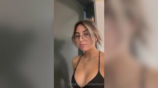 Lamhard Nerdy Getting Naked and Teasing Pussy with Water Fall Onlyfans video