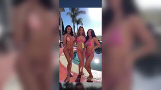 Corrie Yee And Her Friends Gets Naked Touching Booty With Big Ass By The Pool Onlyfans Video