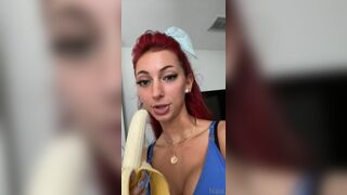 Nalafitness Teasing Banana Blowjob Video