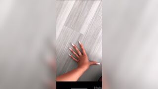 NalaFitness Wearing Sexy Lingerie Teasing Her Thick Butt Cheeks Video