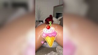 Nalafitness Bends Over and Shows her Juicy Pussy to BF Video