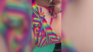 Latinateen Shows her Nipples and Pussy Onlyfans Video