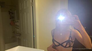 Prettybitchmia Naughty Teen Showing her Perfect Tits in See Through Lingerie Onlyfans Video