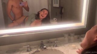 Piper_quinn Big Titty Babe Getting Juicy Quick Fuck by BF in Bathroom Video