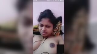 Girlfriend talking bare body with boyfriend on video call
 Indian Video