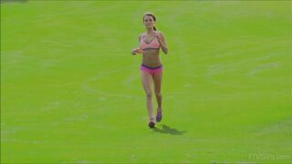 Amazing Lana Rhoades in Sporty Green Girl by FTV Girls
