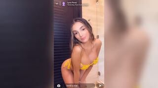 Lyna Perez Hot Yellow Bikini Nude Tease Video Leaked