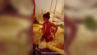 Demi Rose Mawby Naked Walking and Bathing Video Leaked