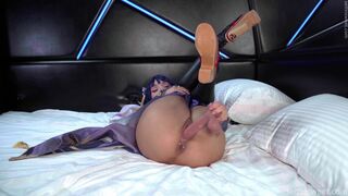 Selti Blade Of Passion Cosplay Joi Dildo Fuck Her Pink Pussy And Sucking It Video