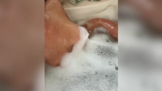 Rachel Cook Showing Her Soapy Nipples And Cute Feet In Bathtub Video
