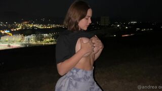 Andreasmelons Lifting Her Top And Takes Out Boobs Outdoor Onlyfans Video